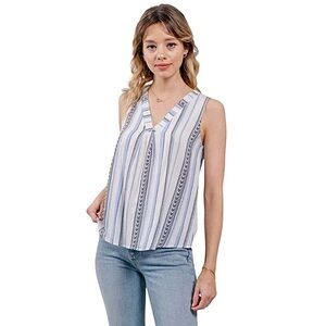 Mine by Anthropologie Pink Sleeveless Lightweight Rayon Top Size Small NWT